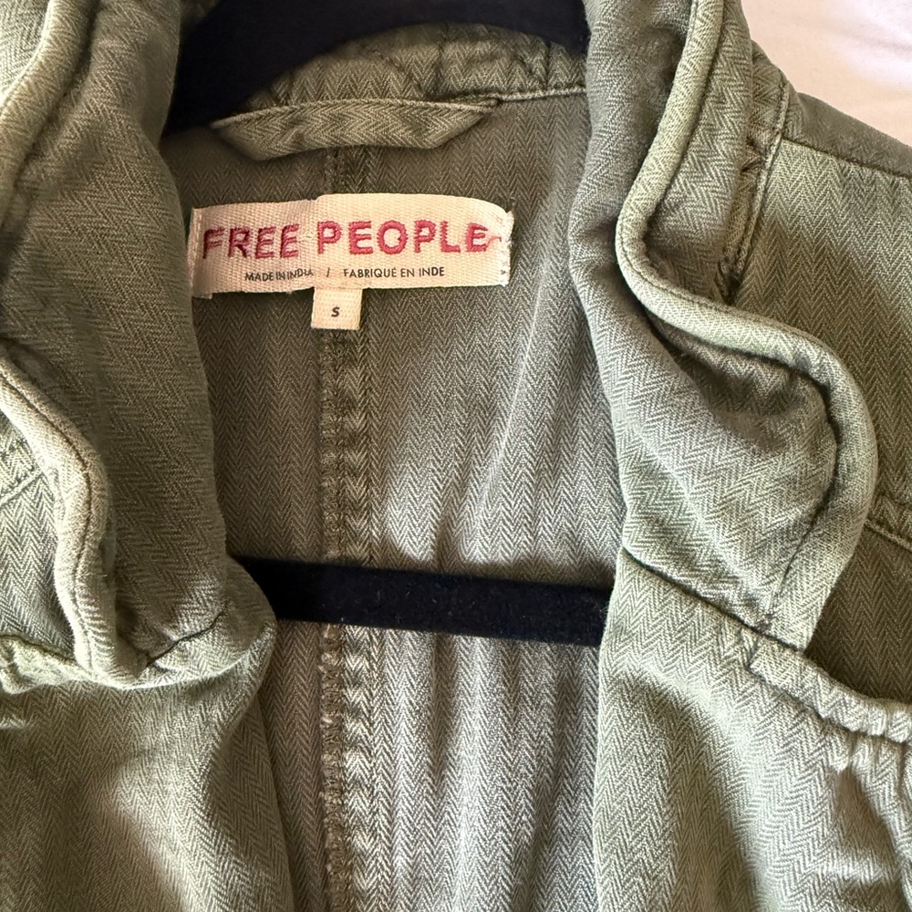 Free People Sage Green Outerwear